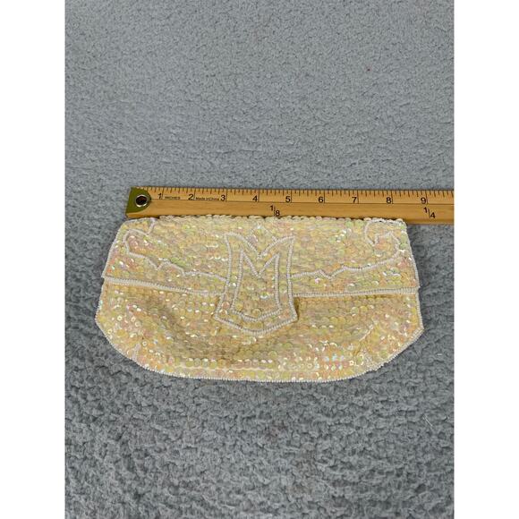 Vintage LA Regale Sequin Womens Wallet Clutch Made In Japan - Picture 4 of 8